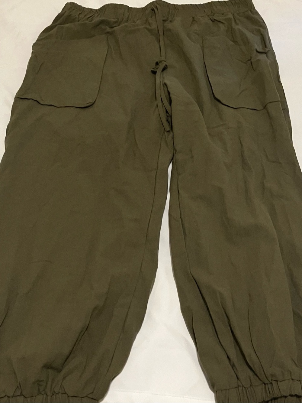Women’s Olive Green SHEIN Cargo Sweat Pants 3X Brand New